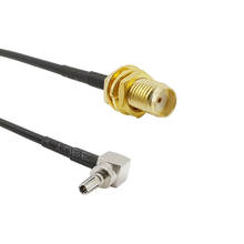SMA Female Socket to CRC9 Male Plug Right Angle 15CM RG174 RF Coaxial Pigtail External Antenna Cable Adapter for HUAWEI 3G Modem 2024 - buy cheap