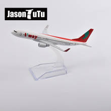 Модель самолета JASON TUTU 16 см, Корея, летательный аппарат «Way» Боинг 737, Литые металлические самолеты масштаба 1/400, Прямая поставка 2024 - купить недорого