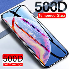Защитное стекло 500D для iPhone 11 Pro Max, стекло с полным покрытием для iPhone X, XS Max, XR, Защитное стекло для экрана iphone 11 2024 - купить недорого