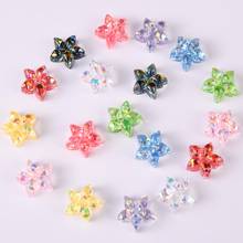 BOLIAO 20Pcs 14mm*14mm Star Shape Resin Contains Glitter Transparent Flat Back Earring Accessories Decoration R268 2024 - buy cheap