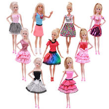 Boneca-roupas bonito bonito popular saia para barbies vestir-se acessórios boneca assistir banquete moda presente de natal 2024 - compre barato