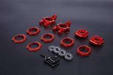 Rueda trasera de metal mecanizado de precisión CNC c-base para ROVAN KM HPI BAJA 5B 5T 5SC 2024 - compra barato