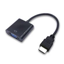 Adaptador de hdmi para vga, 1080p, digital para analógico, tv, pc, hdtv, conversor, caixa, projetor, displayer para ps4, laptop, l0w8 2024 - compre barato