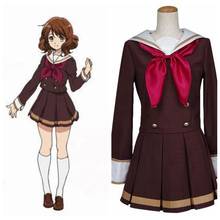 Unisex Anime Cos hibike! euphonium Oumae Kumiko Cotton Daily Uniform Sailor suit Cosplay Costumes Sets 2024 - buy cheap