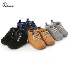 2020 Infant Baby Boy Girl First Walkiers Soft Sole Solid  Newborn Leather Non-slip Shoes Sneaker 2024 - buy cheap