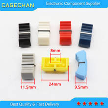 60pcs mixer amplifier knob cap / hole width 8MM rotary potentiometer cap blue yellow white gray red black 2024 - buy cheap