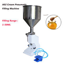 A02 Pneumatic Oils Filling Machine Tomato Paste Sauce Bottling Filler Commdity Cream Packaging Equipemnt Tools Food Grade 50ml 2024 - buy cheap