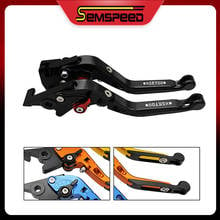 SEMSPEED-palancas de freno y embrague para motocicleta, extensibles y plegables, CNC, para YAMAHA XSR 900, ABS, XSR900, 2016, 2017, 2018, 2019, 2020 2024 - compra barato