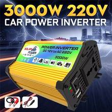 3000W Car Power Inverter Converter Charger Adapter 12V to 220V/110V Converter Solar 2 USB Voltage Transformer Modified Sine Wave 2024 - buy cheap