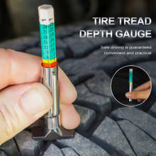 Car Truck Tire Tread Gauge Portable Tyre Depth Tester Color Coded Metric Gauge Measurement 2024 - buy cheap