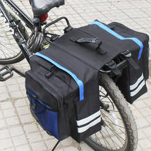 Bolsa de transporte para maletero de bicicleta, bolsa de equipaje de viaje para ciclismo de montaña, asiento trasero doble, duradera, lateral 2024 - compra barato