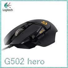 Logitech-mouse gamer g502 hero/se/lol, motor para mouse gamer dpi, alto desempenho, programável, sem fio, rgb lightsync 2024 - compre barato