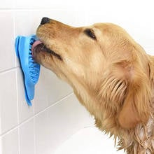 Slow Feeder Dog Bath Buddy Silicone Cat Dog Bowl Mat Dog Lick Pad Pet Bath Suction Cup Bowls Pet Grooming Bathing Transfer Plate 2024 - buy cheap