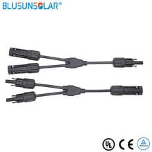 100 pairs/Lot High professional  Connector Y Branch 2 to 1 Cable Connector  TUV standard 2 in 1 Y connector 2024 - buy cheap