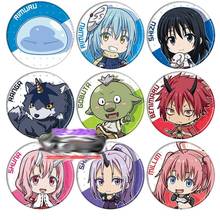 9pcs That Time I Got Reincarnated as a Slime Cos Badge Brooch Collectible Pin Backpack Bags Anime Cartoon Collection Accessories 2024 - buy cheap