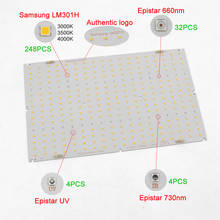 10pcs/lot,230lm/w, High lumen Samsung LM301H QB288 Quantum Tech V3 Board 3000K 3500K  mix 660nm UV IR 2024 - buy cheap