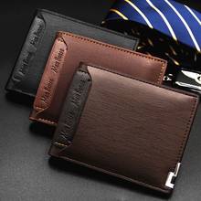 Men's Wallets 2021new Leather Short Wallet Vintage Pocket Purse Male Purses Cards Holders Luxury Brand Carteira Designer Purse 2024 - buy cheap