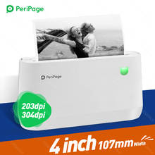 PeriPage-Impresora térmica portátil A9(s), Mini impresora térmica de 4 "con Bluetooth, para etiquetas y recibos, 107mm 2024 - compra barato