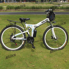 Легкий электрический велосипед, складная педаль 1000 Вт, колеса 26 дюймов с литиевой батареей 20 Ач, 21 скорость 2024 - купить недорого