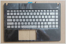 Новинка для ASUS U37 U37VC U47 U47A U47VC английская клавиатура для ноутбука США с подсветкой серебристого цвета с оболочкой 2024 - купить недорого