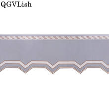 QGVLish 48cm Wide Line Short Curtain Fabrics DIY Valance Stage Bedroom Living Room Sofa Window Decor Curtain Accessories 2024 - buy cheap