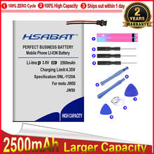 HSABAT 0 Cycle 2500mAh JW50 Battery for MOTOROLA High Quality Mobile Phone Replacement Accumulator 2024 - buy cheap