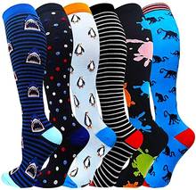  Compression Socks Long Pressure Stockings High Running Men Women Socks Animal Sports For Antifigue Unisex Outdoor Cycling Socks 2024 - buy cheap