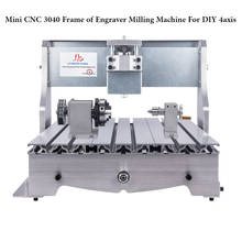 Mini CNC Router Frame 3040 of Engraver Milling Machine DIY 3040 4axis with/without Motor for Wooden CNC Engraving 2024 - buy cheap