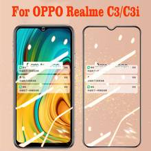 Full Cover Full Glue Tempered Glass For OPPO Realme C3 C21Y Screen Protector protective film For OPPO Realme C3i C25S C31 glass 2024 - buy cheap