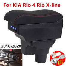 Descanso de braço para kia rio 2016, 2017, 2018, 2019 e 2020, acessório automotivo, descanso de braço 2024 - compre barato