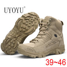 Cow Suede Brands Mens Military Leather Boots Special Force Tactical Desert Combat Men Boots Outdoor Shoes Ankle Boots Zapatos 2024 - buy cheap