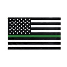 Yehoje bandeira suspensa 90*150cm, estados unidos, bordado americano, fina, linha verde 2024 - compre barato
