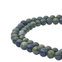 10 Strands Natural Stone Beads Olive Round Beads Strands for Jewelry Making DIY Accessories 8mm hole: 1mm about 50pcs/strand 16" 2024 - buy cheap