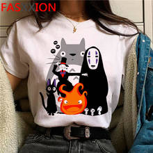 Totoro Studio Ghibli t shirt female casual japanese harajuku kawaii streetwear clothes summer top streetwear kawaii 2024 - buy cheap