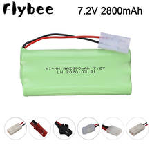 7.2v 2800mah NiMH Battery Taamiya plug For Rc toys Car Tanks Trains RC Robot Boats Gun nimh AA 2400mah 7.2v Rechargeable Battery 2024 - buy cheap