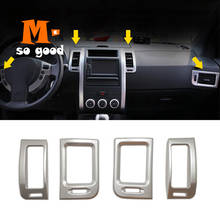 ABS Matte For Nissan X-Trail X Trail T31 2008/09/10/11/12/13 Car Air Conditioner AC Vent Outlet Cover Auto Interior Accessories 2024 - buy cheap