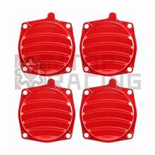 4Pcs Vermelho V-max1200 Diaphgram Válvula do Carburador Slide Tampa Superior Cobre Para Yamaha 1988-2007 89 90 91 92 95 96 97 98 99 2000 01 02 03 2024 - compre barato