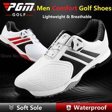 Мужские кроссовки для гольфа PGM, непромокаемые, дышащие, Нескользящие, спортивная обувь с шипами, ручка пряжки 2024 - купить недорого