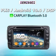 Sistema de navegação para autos, android 10, 2 gb + 32 gb, com dvd, gps, rádio, para benz w163, w209, w203, w170, w210, w168, 2005-2011 2024 - compre barato