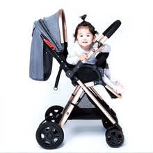 High landscape baby stroller lightweight folding four wheel stroller can sit reclining baby two-way stroller stroller 2024 - buy cheap