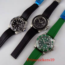 Bliger Automatic Watch Men Sapphire Glass NH35 MIYOTA 8215 Date Indicator Rotating Bezel Rubber Band Luminous Marks 2024 - buy cheap