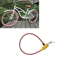 Universal Anti-Theft Bike Bicycle Lock Stainless Steel Cable Coil For Castle Motorcycle Cycle Mtb Bike Security Lock With 2 Key 2024 - buy cheap