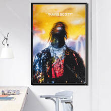G361 Art Decor Travis Scott Astroworld Hot Album Music Star Rap Hip Hop Rapper Wall Art Canvas Painting Silk Poster 2024 - buy cheap