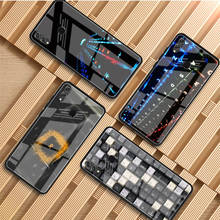 keyboard Tempered Glass Phone Case For Huawei P20 P30 P40 P40 Lite Pro Psmart Mate 20 30 Cover Shell 2024 - buy cheap