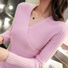 Women Sweaters And Pullovers Lazy Women's Wear, Sweater, Body, Knitted Sleeved Bottoming Shirt, Spring And Autumn New Coat.  2024 - buy cheap