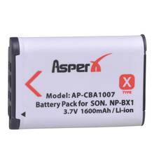 1x AsperX NP-BX1 BX1 NPBX1 Bateria Pack de Bateria para Sony NP DSC-RX100 DSC-WX500 HX300 WX300 HDR AS100v AS200V AS15 AS30V AS300 2024 - compre barato