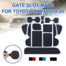 For XA50 RAV IV 50 Anti-Slip Mat for Toyota RAV4 2019 2020 Gate Slot Mats Cup Rubber Pads Rug Car Stickers Accessories 2024 - buy cheap