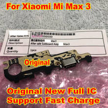 Placa de carregamento rápido, original, melhor ic para xiaomi mi max 3, placa de carregamento, conector usb, subplaca pcb, conector dork 2024 - compre barato