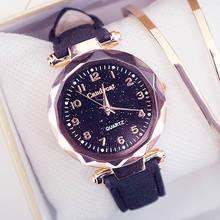 Fashion Women Watches Casual Ladies Watches Starry Sky Watch Leather Band Quartz Wristwatches Clock Relogio Feminino reloj mujer 2024 - buy cheap