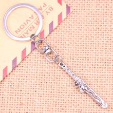 New Fashion Keychain 44*8 mm samurai sword in sheath Pendants DIY Men Jewelry Car Key Chain Ring Holder Souvenir For Gift 2024 - buy cheap